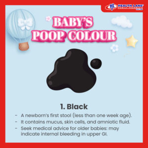 baby poop colour black