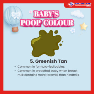 Baby poop colour greenish tan