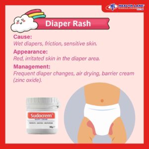 Rash in baby diaper rash